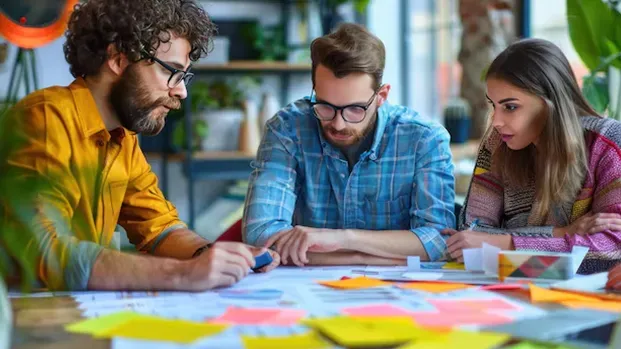 marketing team in a meeting